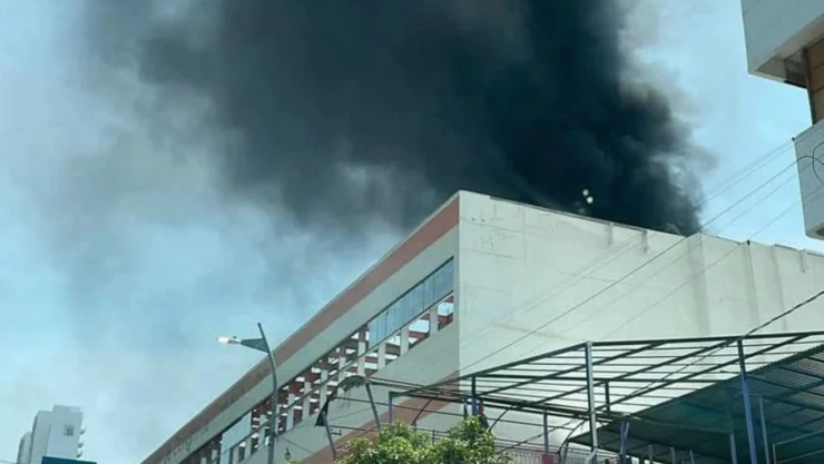 Incendio en Centro de Convenciones Copacabana Acapulco