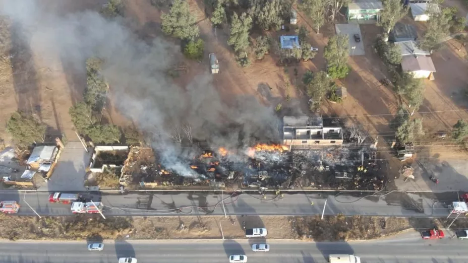 Incendio en Tijuana hoy miércoles 6 de noviembre de 2024