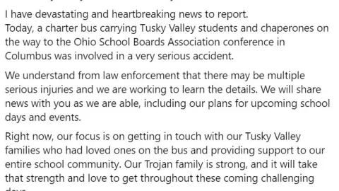 Accidente en Ohio, EUA, deja 3 muertos