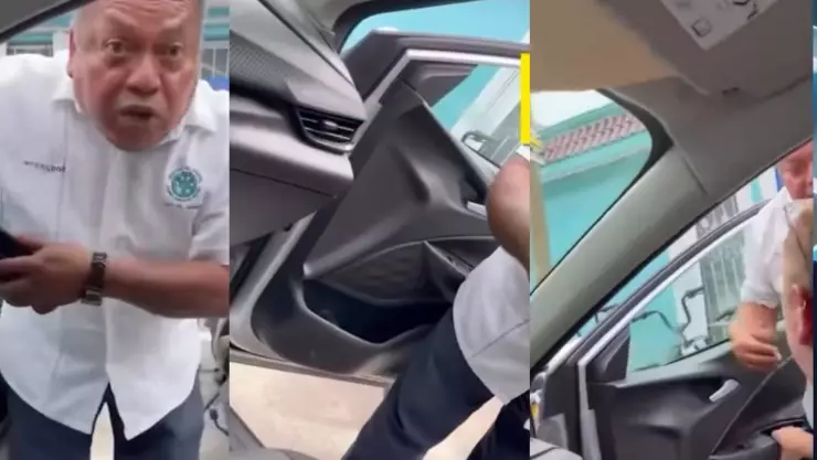 VIDEO: Exhiben a taxistas en Playa del Carmen por hostigara conductor de aplicación