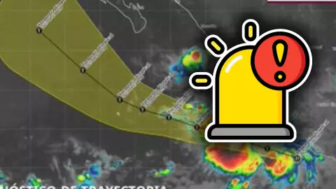 Depresión Tropical 13-E continúa con su trayectoria en el Pacífico: Esta es su ubicación EXACTA hoy