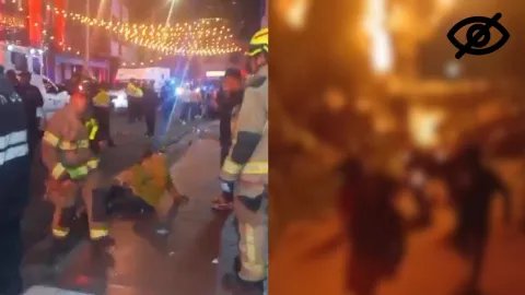 Ataque nocturno en Santa Fe: detonación de artefacto explosivo provoca muerte y varios heridos en Bogotá