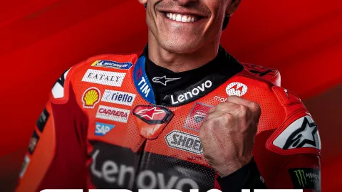 Nuevamente Marc Márquez y Ducati Lenovo team se llevan la victoria en el GP de Las Américas 2025