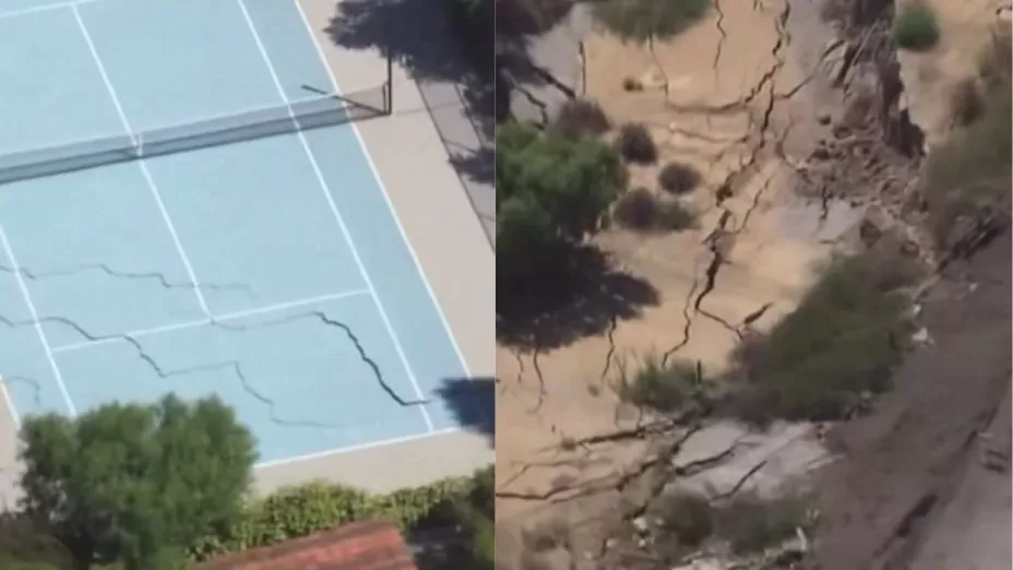 Grietas en Los Ángeles California