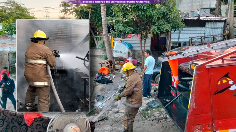 Incendio Tuxtla Gutiérrez