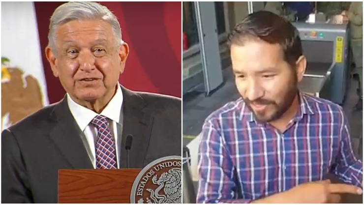 Hombre burla seguridad de Palacio Nacional para contactar a AMLO