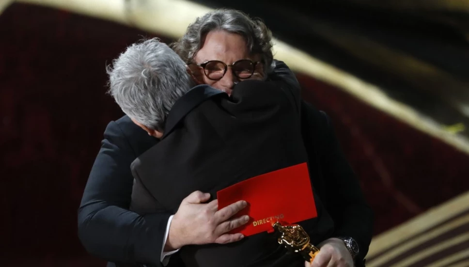 Alfonso Cuarón y Guillermo del Toro ambos ganadores de algún premio Oscar