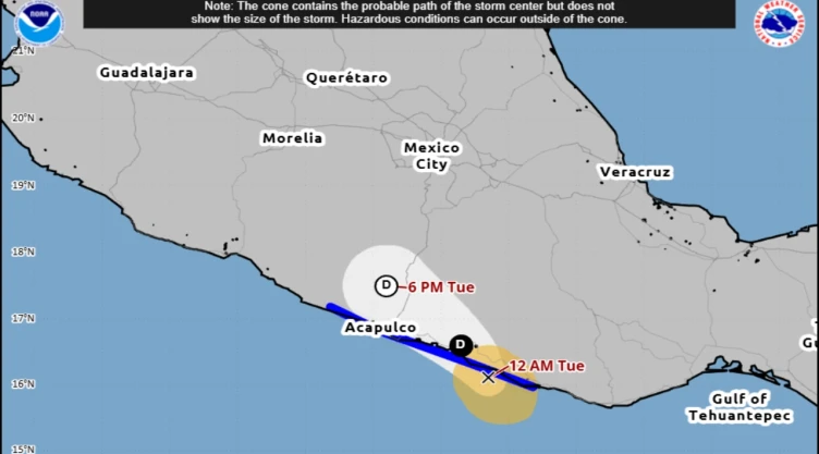 ¿Dónde están la tormenta _Cristina_ y la depresión tropical _Boris_ hoy_ Alertas y mapa de lluvias EN VIVO