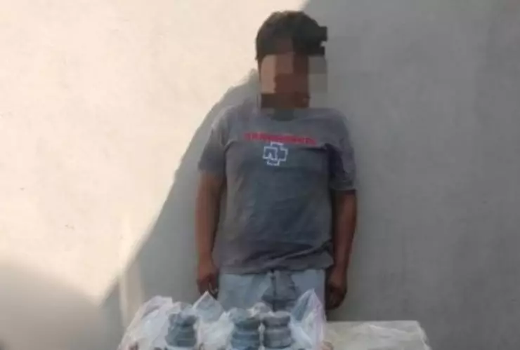 Detienen a _Sapo_ en Dzidzantún por robo y uso de arma