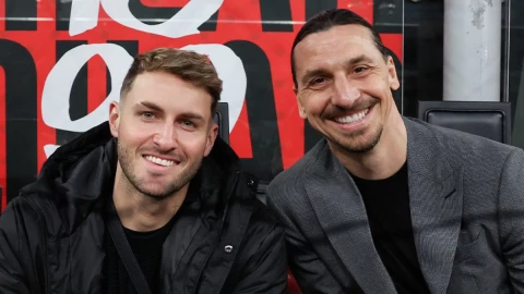 Santiago Giménez e Ibrahimovic