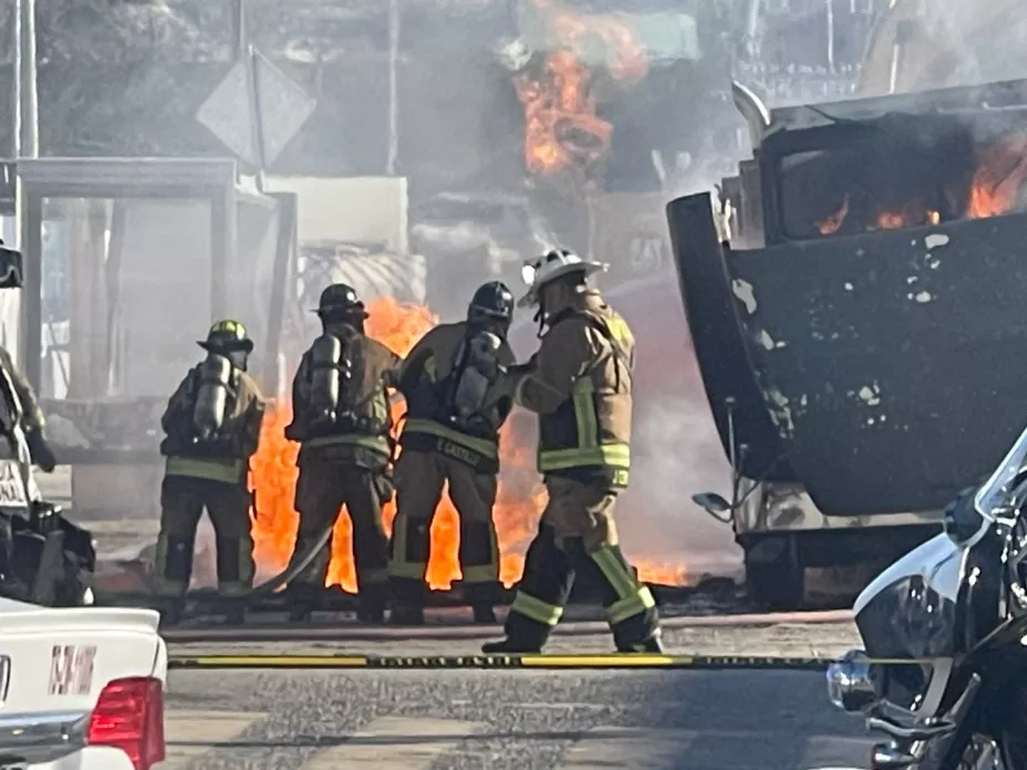 ¿Qué causó la explosión cerca de la garita de San Ysidro esta tarde?