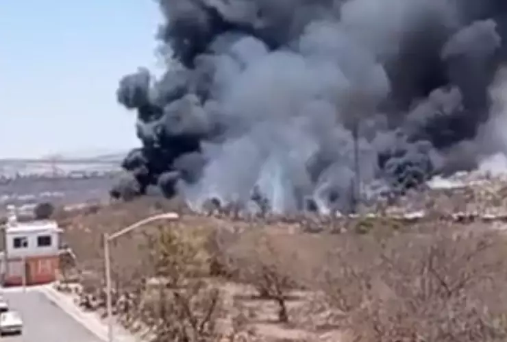 Incendio en basurero de Matatlan Jalisco
