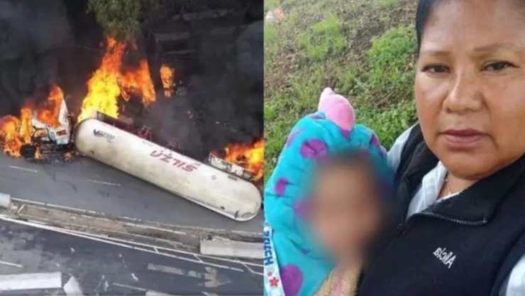 Jazlyn víctima de explosión