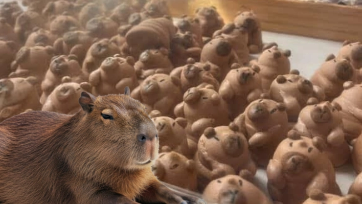Hombre crea merengues en forma de capibara y causa furor en Yucatán; así de ADORABLES lucen