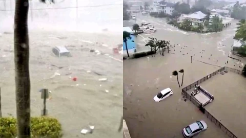 vídeos del huracán IAN