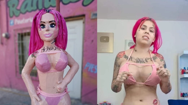 Piñata de Mona y nuevo cuerpazo.