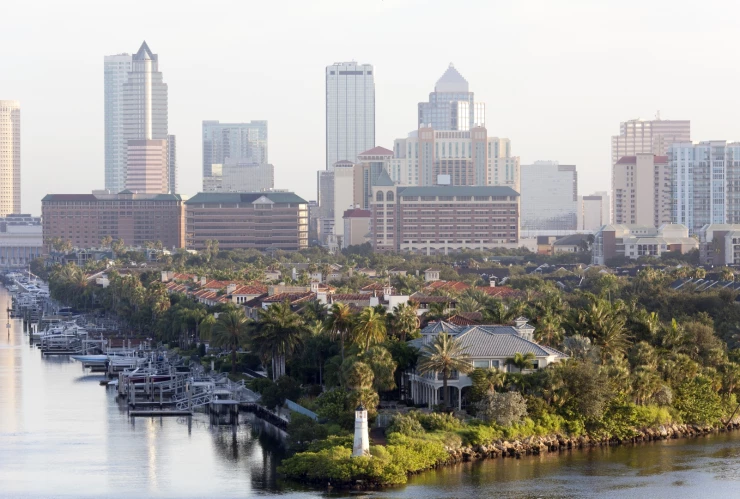 Vista aérea de Harbour Island
