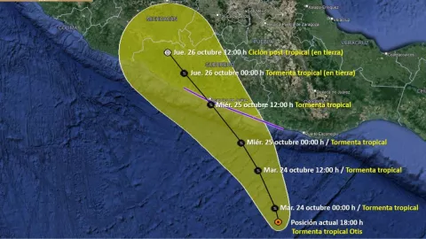 Tormenta Tropical Otis