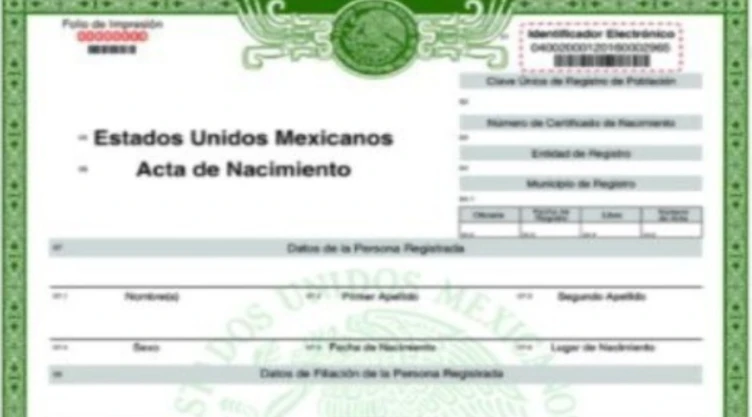 Trámite Edomex: El costo en 2025 de corregir datos en tu acta de nacimiento