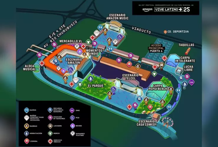 Vive Latino 2025 ¿Qué bandas se presentarán el sábado 15 de marzo