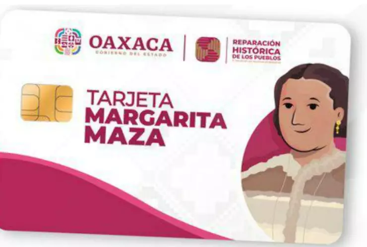 Así luce la tarjeta Margarita Maza, apoyo para mujeres en Oaxaca