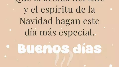Buenos Días Navideños Tarjetas para desear Feliz Navidad