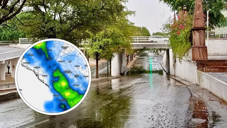 Lluvias hoy en Sinaloa