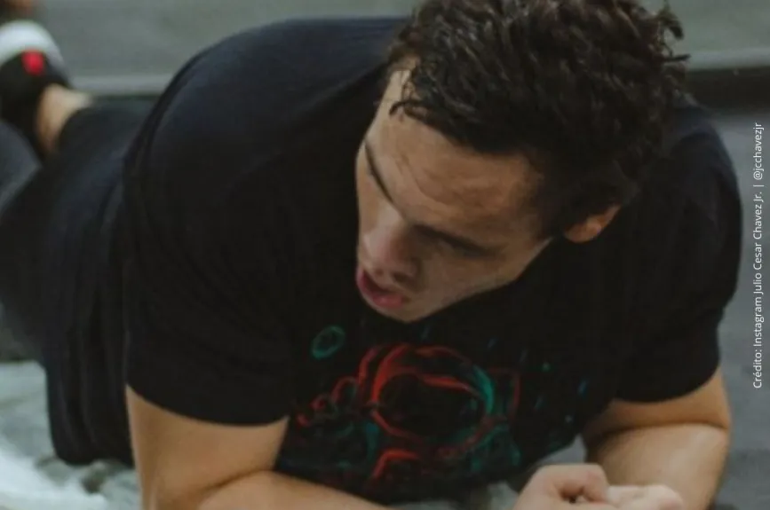 Julio Cesar Chavez Jr. ejercitándose..jpg