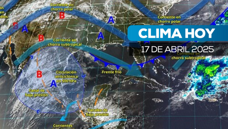 Pronóstico del clima en México hoy