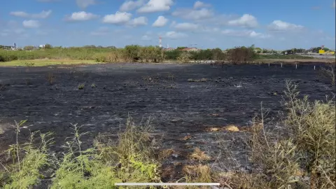 VIDEO: Así se ve el malecón de Pensiones tras el DEVASTADOR incendio del miércoles, 2 de abril de 2025