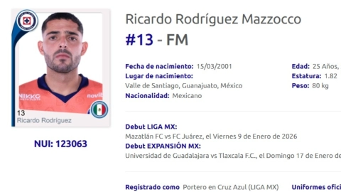 Refuerzo Cruz Azul