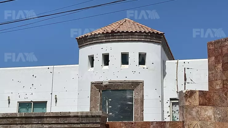Casas baleadas en Colinas de San Miguel, Culiacán