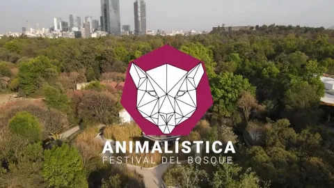 Bosque de Chapultepec anunciando el evento Animalística