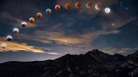 Luna de nieve en Mexico 2023