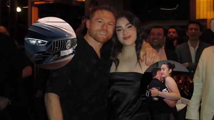 Canelo Álvarez junto a su hija Emily