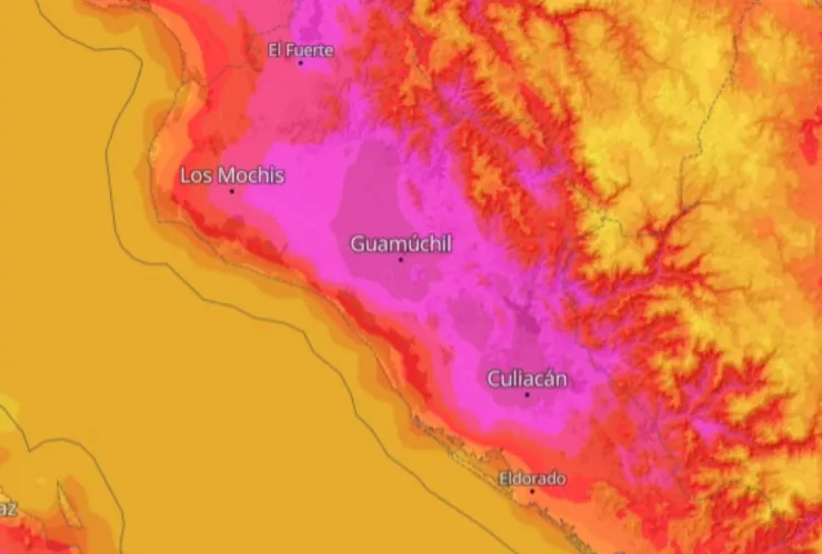 Tsunami de calor en Sinaloa