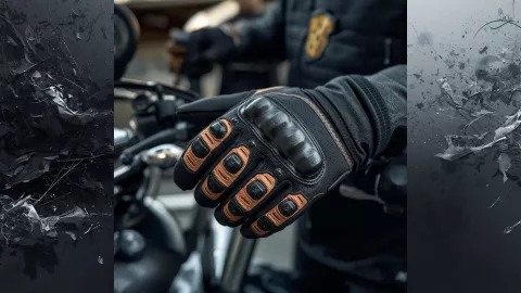 Guantes para motociclista (con protección real)