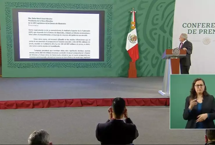 AMLO pide mediante una carta investigar informe “tendencioso y falso” de la ASF sobre sobre Aeropuerto de Texcoco