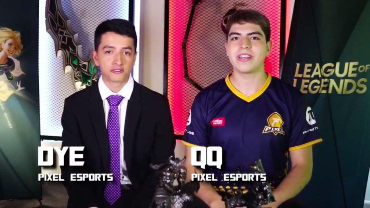 QQ y Dye el coach de Pixel esports Aceptaron el reto