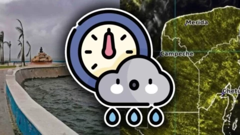 ¡ATENCIÓN! Hora EXACTA en que habrá lluvias en Campeche HOY, jueves 27 de noviembre de 2025