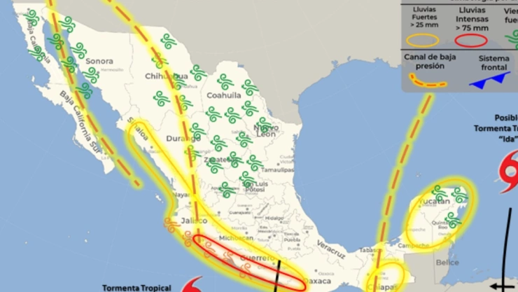 clima mexico 27 de agosto