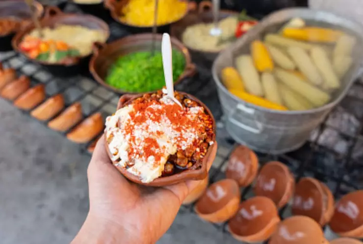 Fería del elote en Topilejo