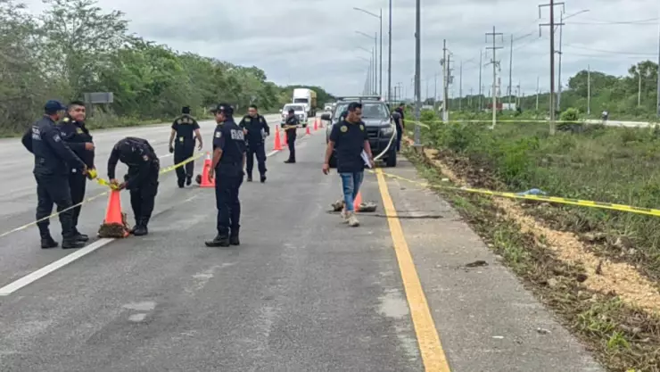 Hallan cuerpo sin vida en la carretera Mérida-Progreso