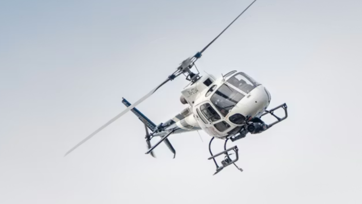 Helicóptero se estrella.
