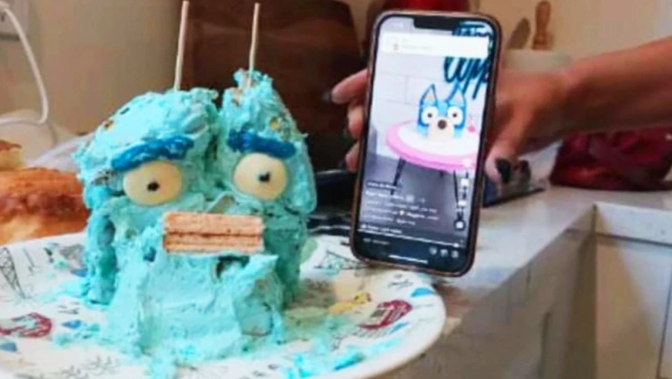 pastel recreado vs el que hace una repostera profesional