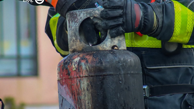 Defl4gración de tanque de gas en Los Héroes deja un herido grave