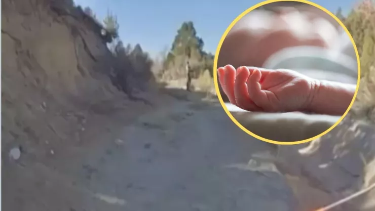 Bebé enterrado vivo