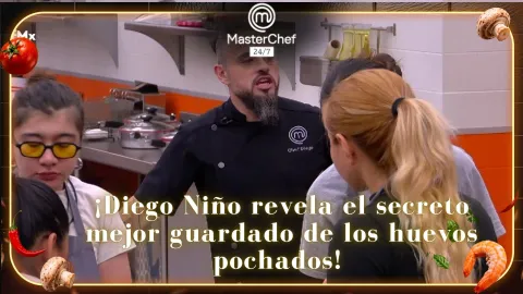 Así se hacen huevos pochados PERFECTOS con el truco del Chef Diego Niño.