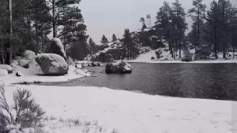 Laguna Hanson nevada en Ensenada