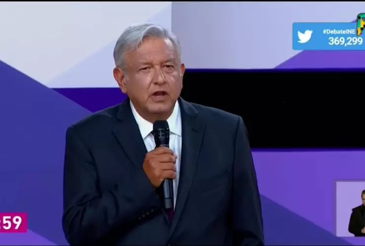 AMLO en el debate